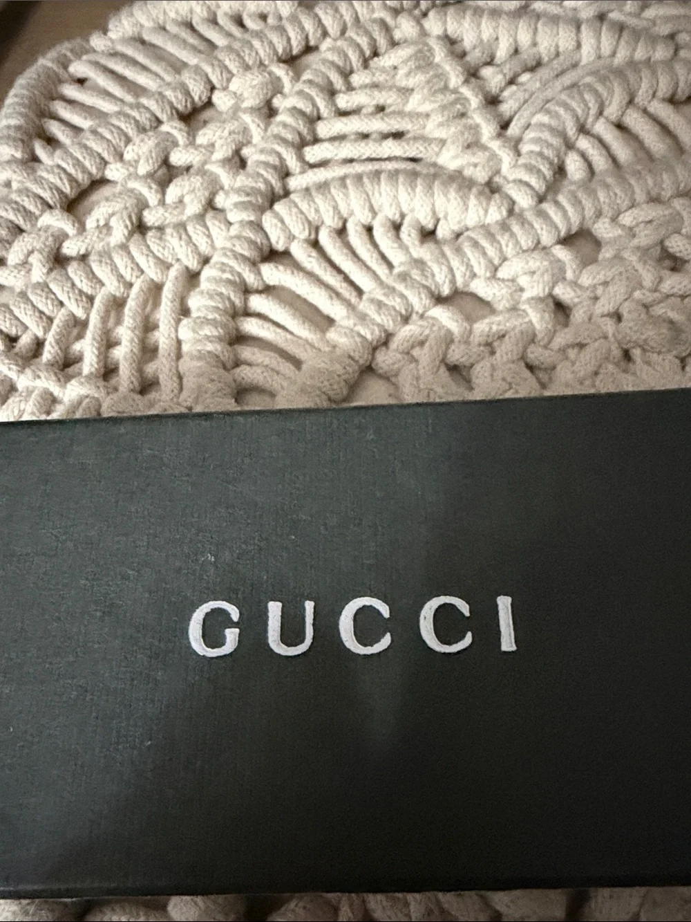 Gucci Black Leather Key & Card Holder with Gold G Emblem